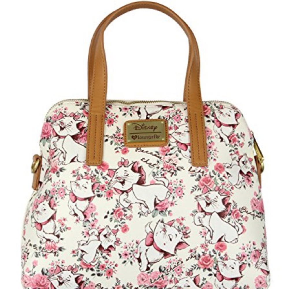 Loungefly X Disney Aristocats Marie Floral All Over Print Bag